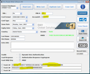 EMV READER WRITER V8.6